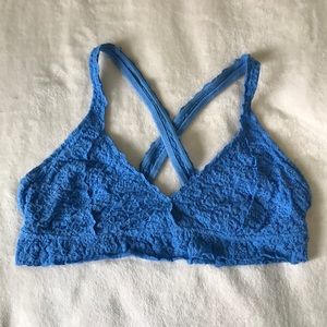 Aerie Rivera Blue Bralette